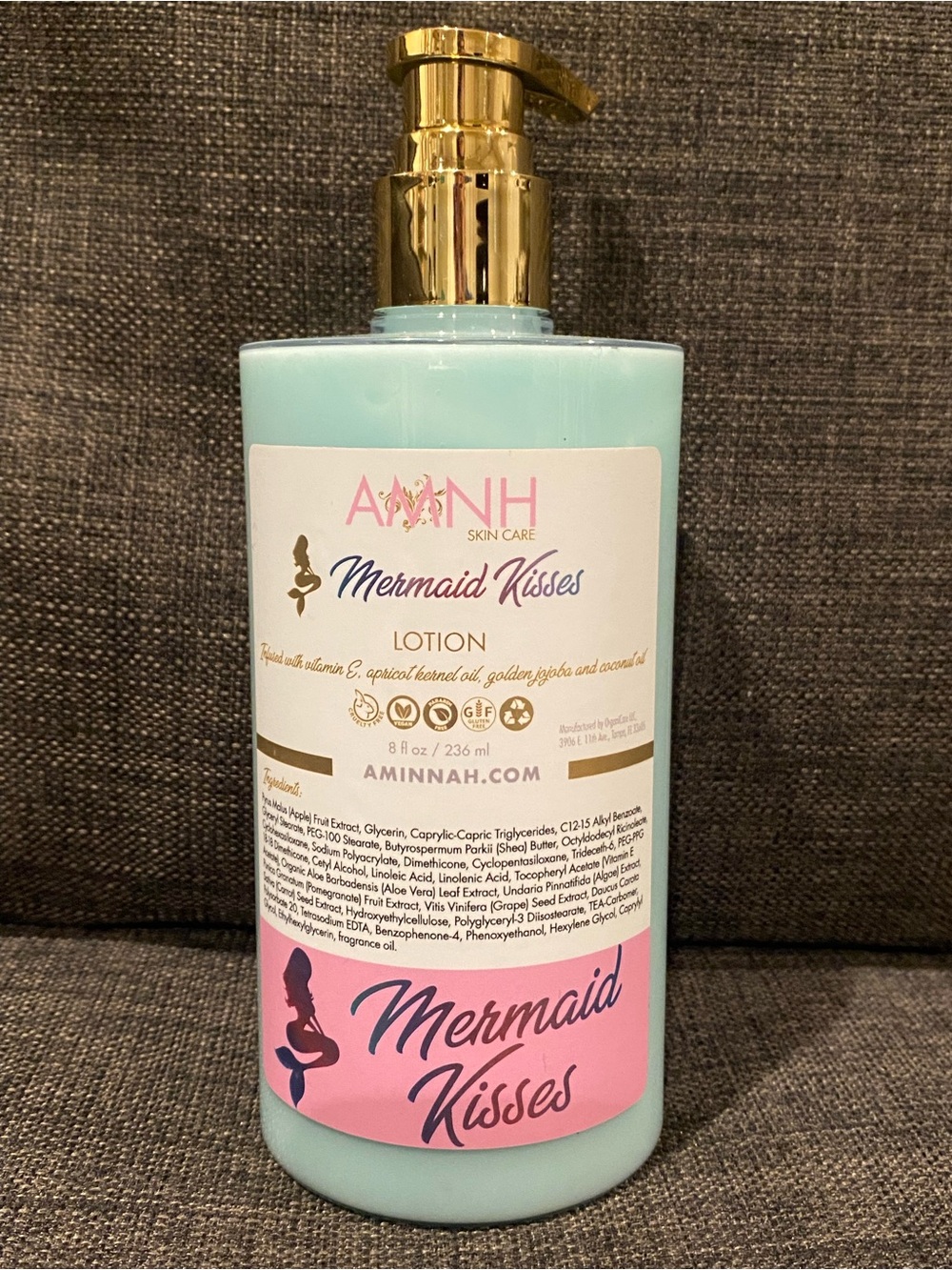 Aminnah Mermaid Kisses Lotion - Full Size 8oz.
